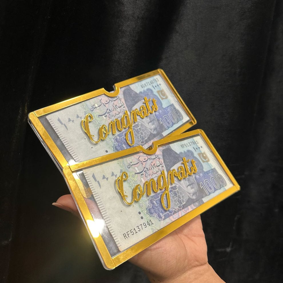 Acrylic Wedding Gift Envelope by Malik Neon