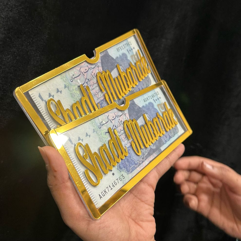 Acrylic Wedding Gift Envelope by Malik Neon