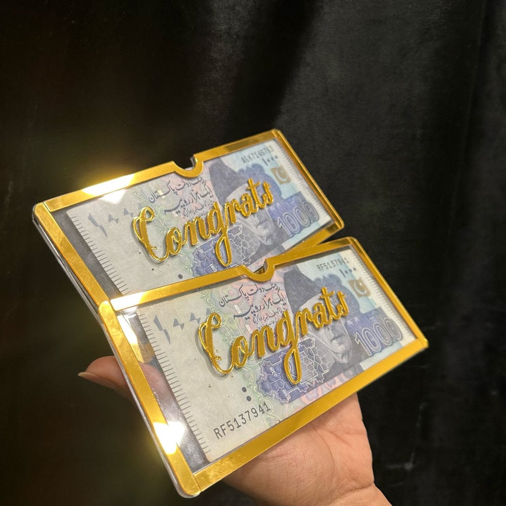 Acrylic Wedding Gift Envelope by Malik Neon
