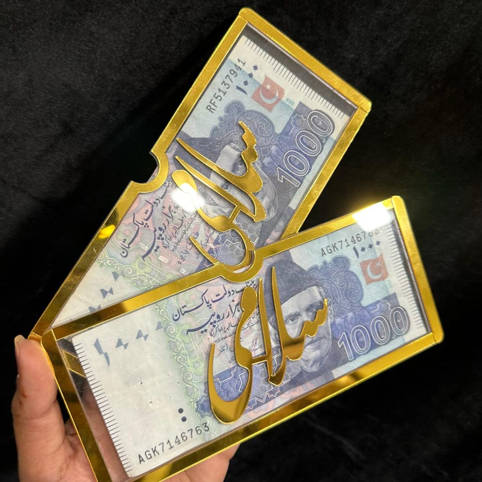 Acrylic Wedding Gift Envelope by Malik Neon