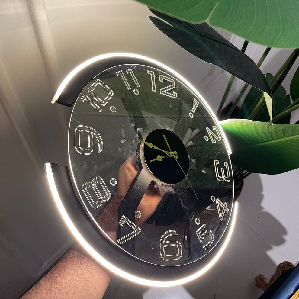 Modern Style Neon X Clock Ambient Light by Malik Neon