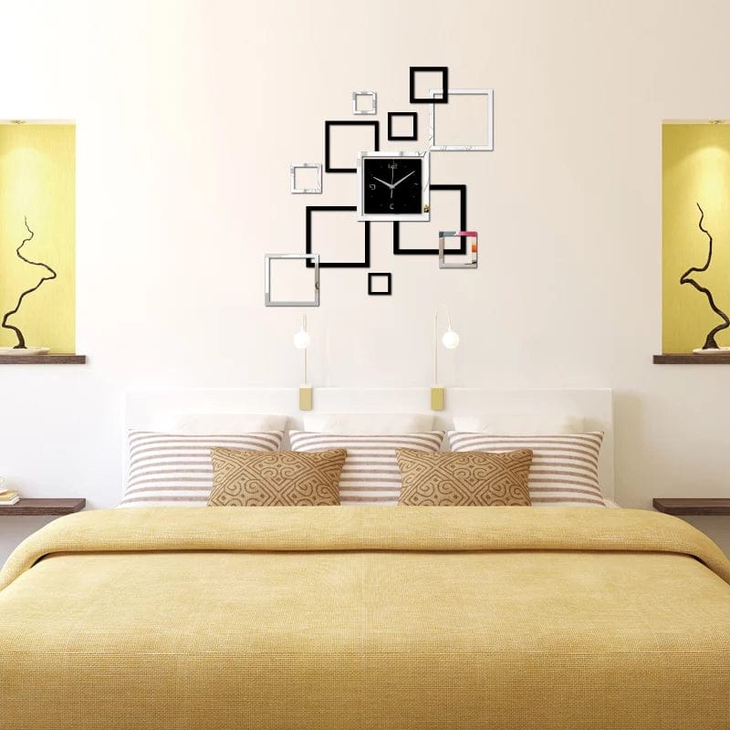 Modern Acrylic Wall Clock by Malik Neon