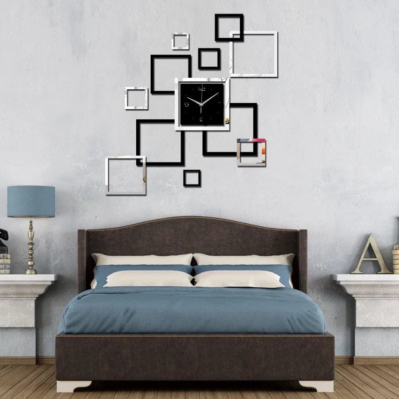 Modern Acrylic Wall Clock by Malik Neon